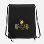 Dancing Frog-none drawstring bag-tobefonseca