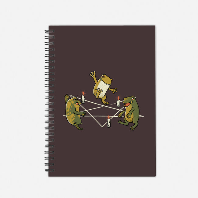 Dancing Frog-none dot grid notebook-tobefonseca