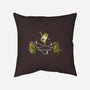 Dancing Frog-none removable cover w insert throw pillow-tobefonseca
