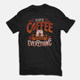 Coffee Solves Everything-womens basic tee-eduely