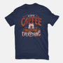 Coffee Solves Everything-womens fitted tee-eduely