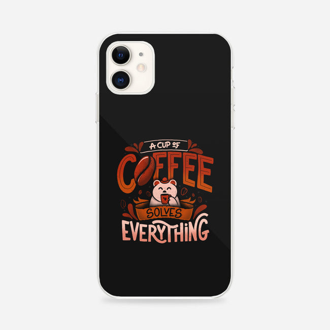 Coffee Solves Everything-iphone snap phone case-eduely