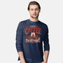 Coffee Solves Everything-mens long sleeved tee-eduely