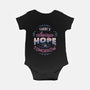 There's Always Hope In Tomorrow-baby basic onesie-tobefonseca