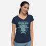 Hunting Ghosts From The Past-womens v-neck tee-manospd