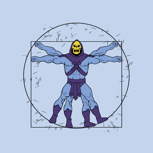 Vitruvian Master Skeletor-mens heavyweight tee-Melonseta