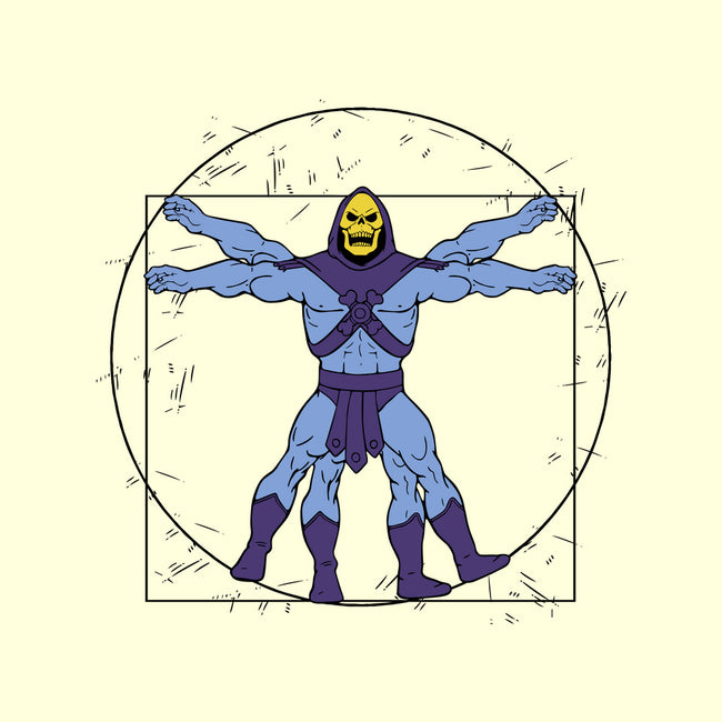 Vitruvian Master Skeletor-none basic tote bag-Melonseta