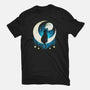 Black Moon Cat-unisex basic tee-Vallina84