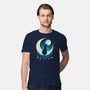 Black Moon Cat-mens premium tee-Vallina84