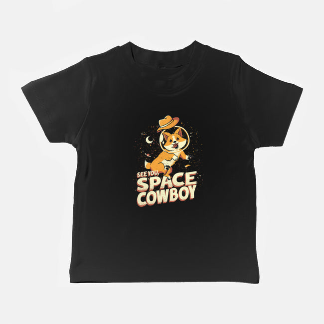 Corgi Space Cowboy-baby basic tee-tobefonseca
