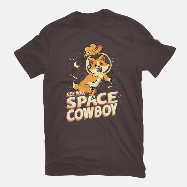 Corgi Space Cowboy-womens basic tee-tobefonseca