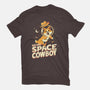 Corgi Space Cowboy-womens basic tee-tobefonseca