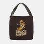 Corgi Space Cowboy-none adjustable tote bag-tobefonseca