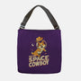Corgi Space Cowboy-none adjustable tote bag-tobefonseca