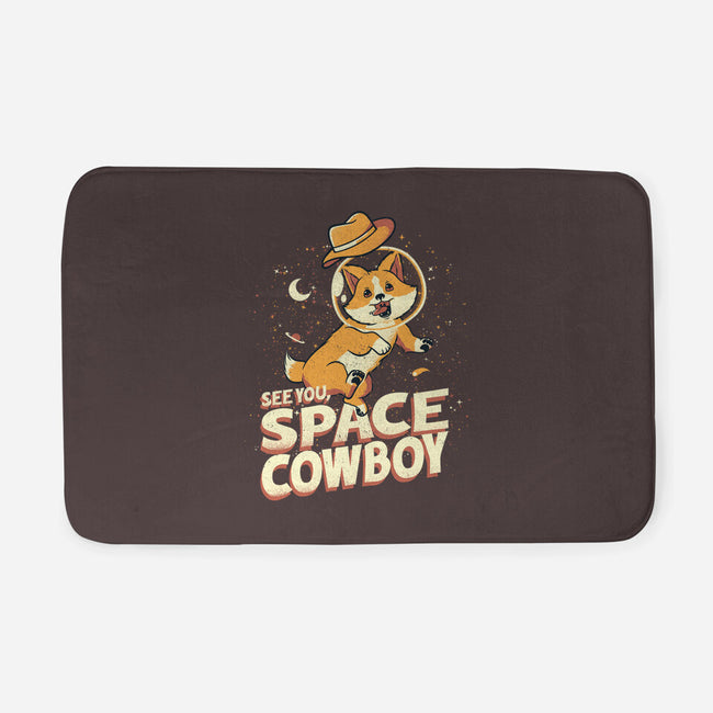 Corgi Space Cowboy-none memory foam bath mat-tobefonseca