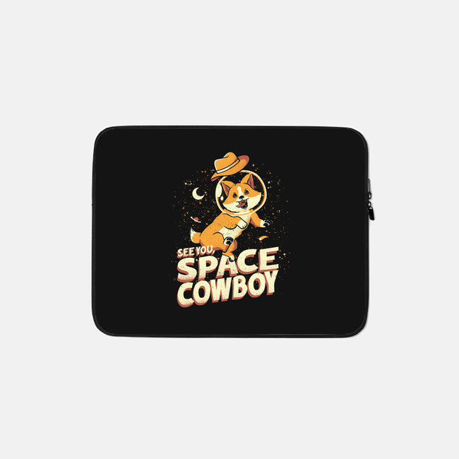 Corgi Space Cowboy-none zippered laptop sleeve-tobefonseca