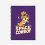 Corgi Space Cowboy-none dot grid notebook-tobefonseca