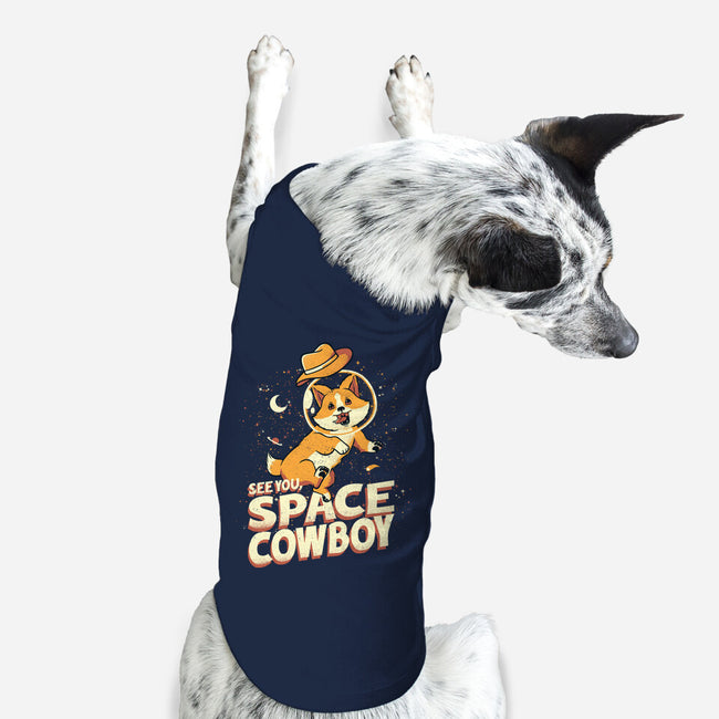 Corgi Space Cowboy-dog basic pet tank-tobefonseca