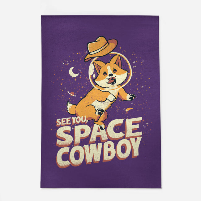 Corgi Space Cowboy-none indoor rug-tobefonseca