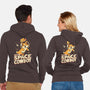 Corgi Space Cowboy-unisex zip-up sweatshirt-tobefonseca