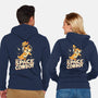 Corgi Space Cowboy-unisex zip-up sweatshirt-tobefonseca