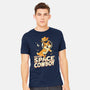 Corgi Space Cowboy-mens heavyweight tee-tobefonseca