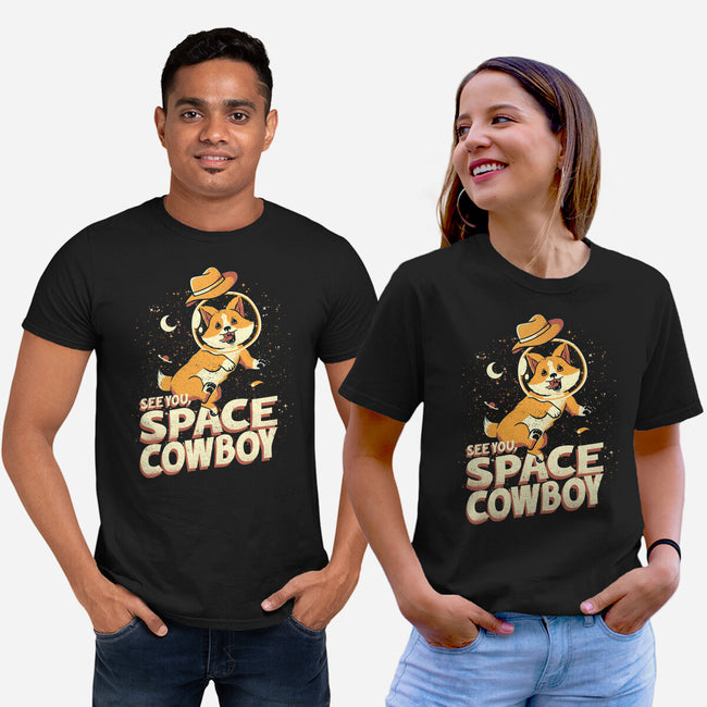 Corgi Space Cowboy-unisex basic tee-tobefonseca
