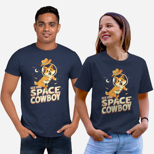 Corgi Space Cowboy-unisex basic tee-tobefonseca