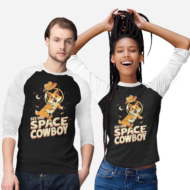 Corgi Space Cowboy-unisex baseball tee-tobefonseca
