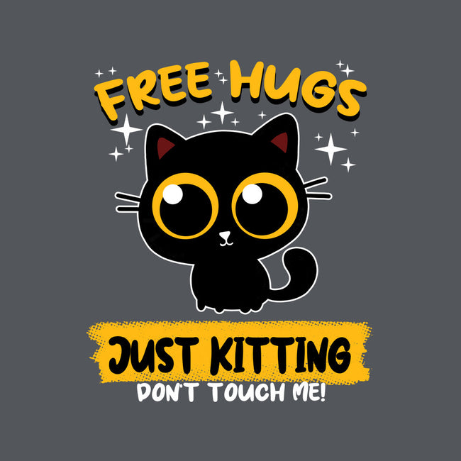 Free Hugs Just Kitting-none adjustable tote bag-erion_designs