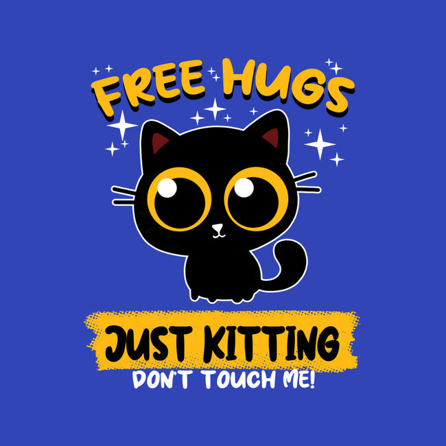 Free Hugs Just Kitting-none fleece blanket-erion_designs