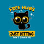 Free Hugs Just Kitting-none adjustable tote bag-erion_designs