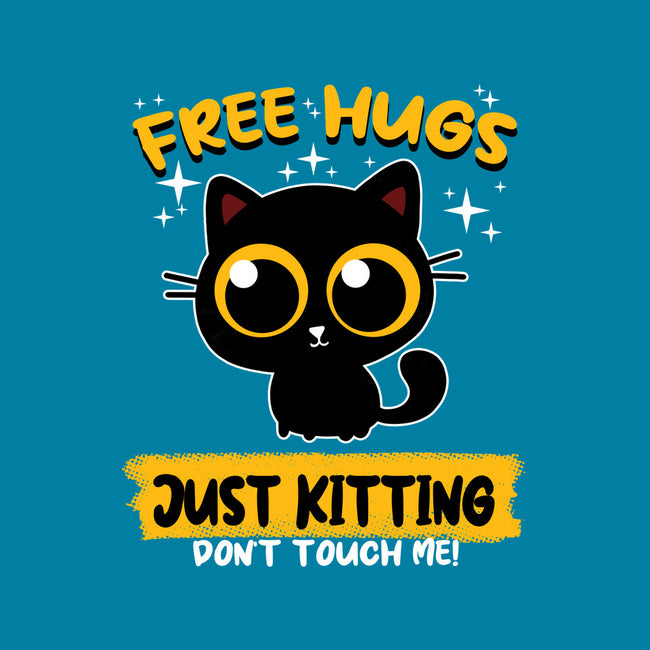 Free Hugs Just Kitting-none dot grid notebook-erion_designs