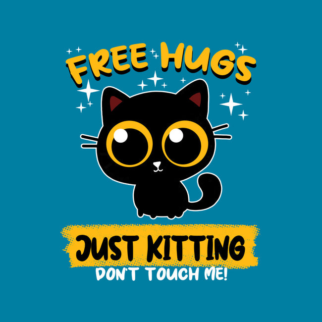 Free Hugs Just Kitting-womens basic tee-erion_designs