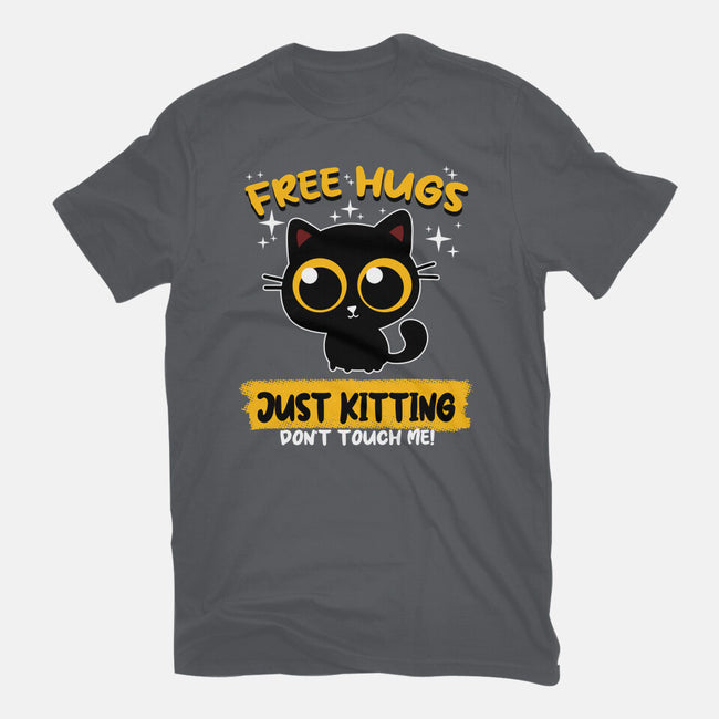 Free Hugs Just Kitting-mens heavyweight tee-erion_designs