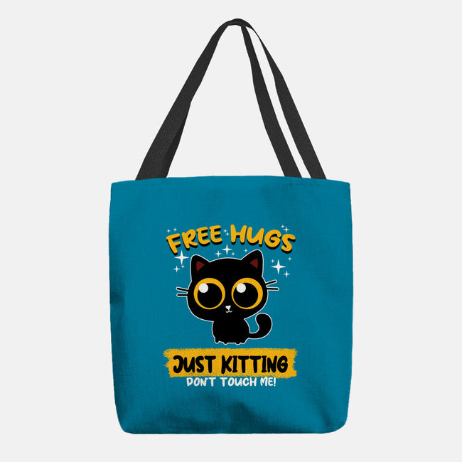 Free Hugs Just Kitting-none basic tote bag-erion_designs