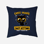Free Hugs Just Kitting-none removable cover w insert throw pillow-erion_designs