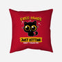 Free Hugs Just Kitting-none removable cover w insert throw pillow-erion_designs