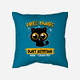 Free Hugs Just Kitting-none removable cover w insert throw pillow-erion_designs