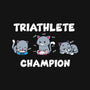 Triathlete Champion-none removable cover w insert throw pillow-turborat14
