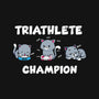 Triathlete Champion-none matte poster-turborat14