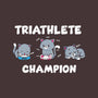 Triathlete Champion-none removable cover w insert throw pillow-turborat14
