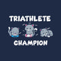 Triathlete Champion-mens basic tee-turborat14