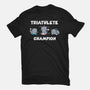 Triathlete Champion-mens heavyweight tee-turborat14