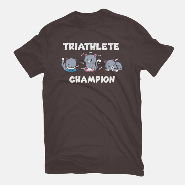 Triathlete Champion-womens basic tee-turborat14