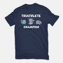 Triathlete Champion-womens fitted tee-turborat14