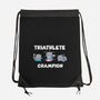 Triathlete Champion-none drawstring bag-turborat14