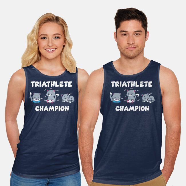 Triathlete Champion-unisex basic tank-turborat14