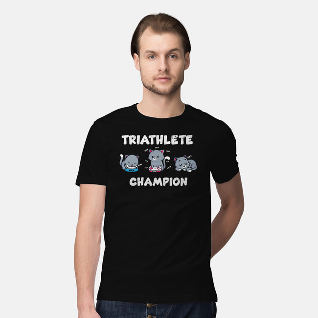 Triathlete Champion-mens premium tee-turborat14