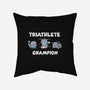 Triathlete Champion-none removable cover w insert throw pillow-turborat14